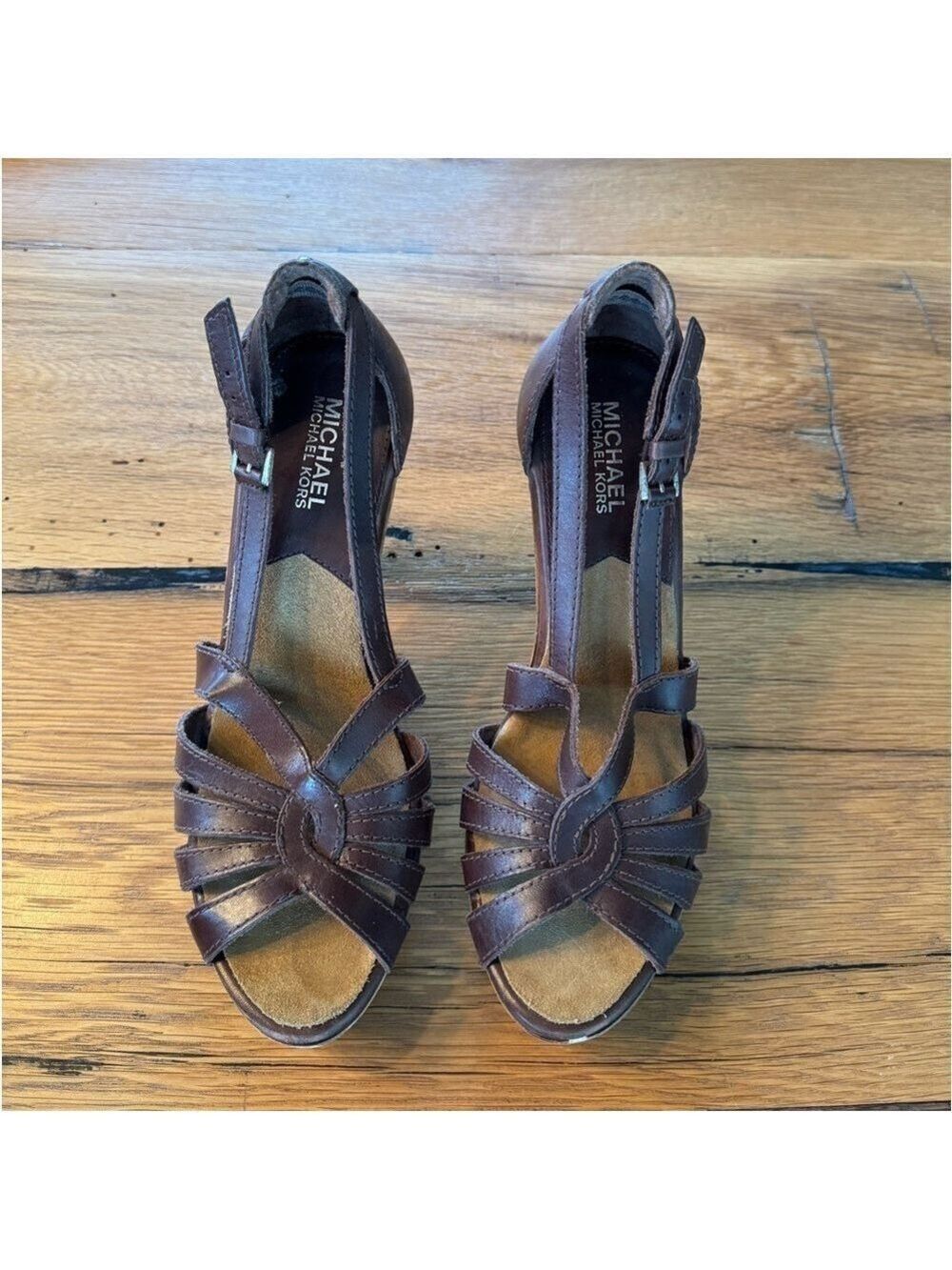 MICHAEL Michael Kors Brown Heels Size 9